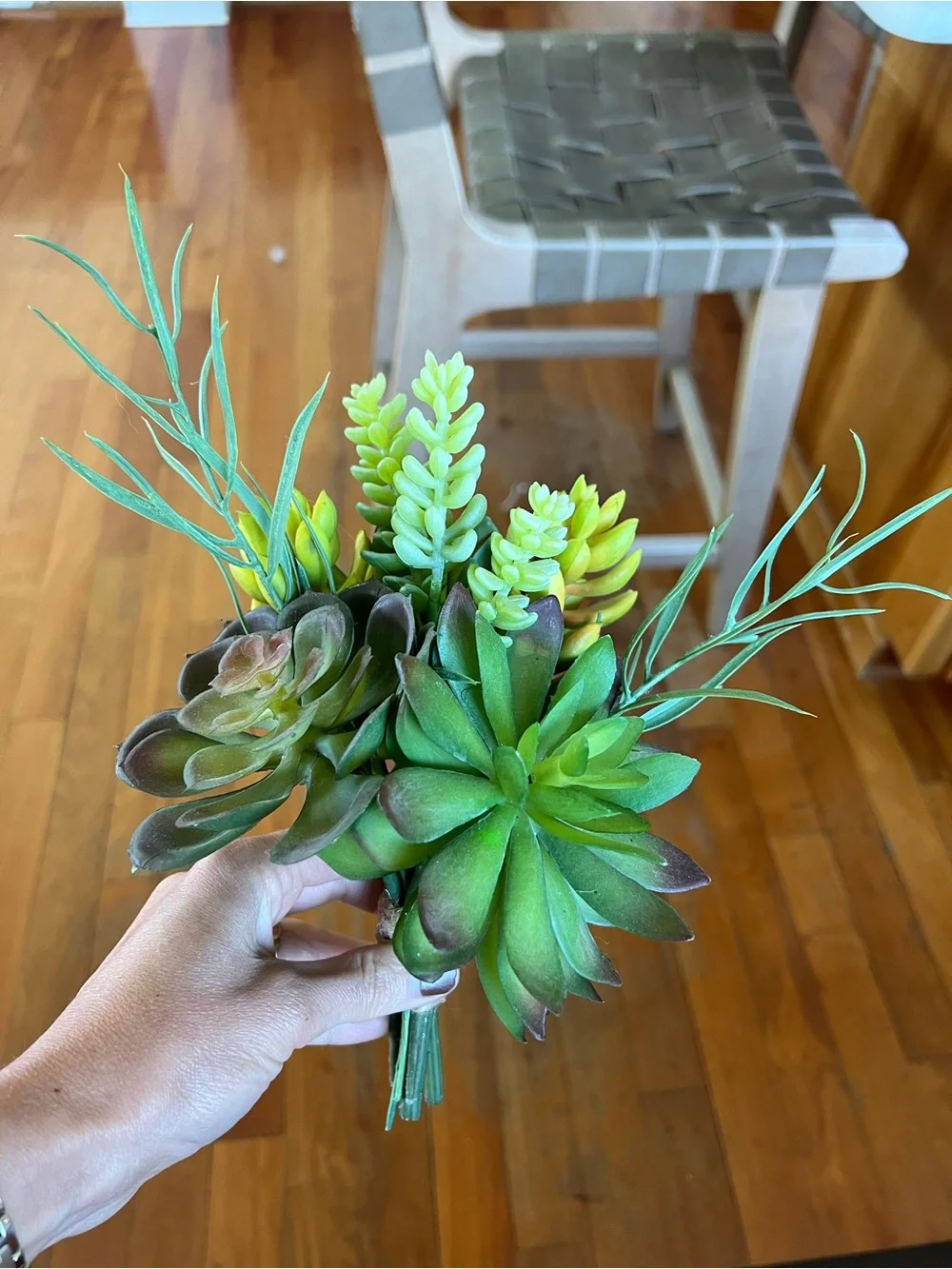 Flowers from pottery barn succulent